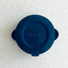 Load image into Gallery viewer, Cuddle Bug &amp; Co Silicone Stainless Steel Bowl | Blueberry