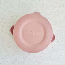 Load image into Gallery viewer, Cuddle Bug &amp; Co Silicone Stainless Steel Bowl | Cherry