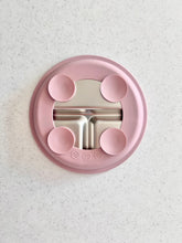 Load image into Gallery viewer, Cuddle Bug &amp; Co Stainless Steel Plate with Silicone Suction | Cherry