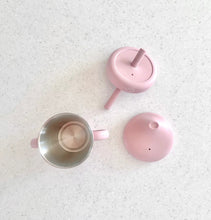 Load image into Gallery viewer, Cuddle Bug &amp; Co Stainless Steel Sippy Cup | Cherry