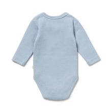 Load image into Gallery viewer, wilson + frenchy Organic Rib Bodysuit | Storm Blue