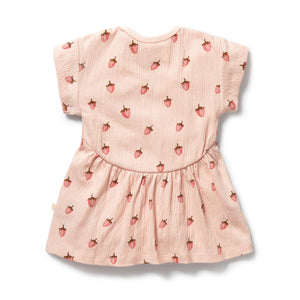 wilson + frenchy Organic Dress | Strawberry Kisses