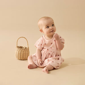 wilson + frenchy Organic Dress | Strawberry Kisses