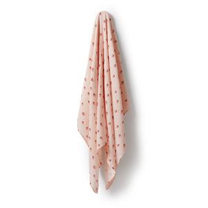 wilson + frenchy Organic Muslin | Strawberry Kisses