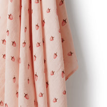 Load image into Gallery viewer, wilson + frenchy Organic Muslin | Strawberry Kisses