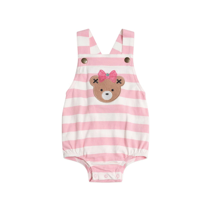 HUXBABY Strawberry Stripe Playsuit