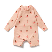 Load image into Gallery viewer, wilson + frenchy Boyleg Swimsuit | Strawberry Kisses