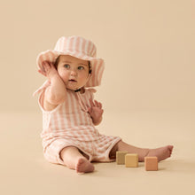 Load image into Gallery viewer, wilson + frenchy Organic Terry Sun Hat | Strawberry Wave