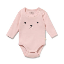 Load image into Gallery viewer, wilson + frenchy Organic Rib Bodysuit | Strawberry Cream