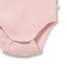 Load image into Gallery viewer, wilson + frenchy Organic Rib Bodysuit | Strawberry Cream