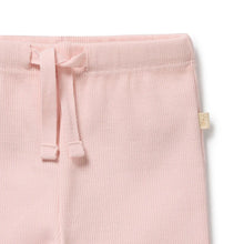 Load image into Gallery viewer, wilson + frenchy Organic Rib Leggings | Strawberry Cream