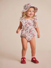 Load image into Gallery viewer, HUXBABY Strawberry Garden Playsuit | Cream