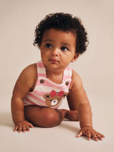 Load image into Gallery viewer, HUXBABY Strawberry Stripe Playsuit