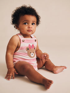 HUXBABY Strawberry Stripe Playsuit