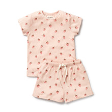 Load image into Gallery viewer, wilson + frenchy Short Sleeved Pyjamas | Strawberry Kisses