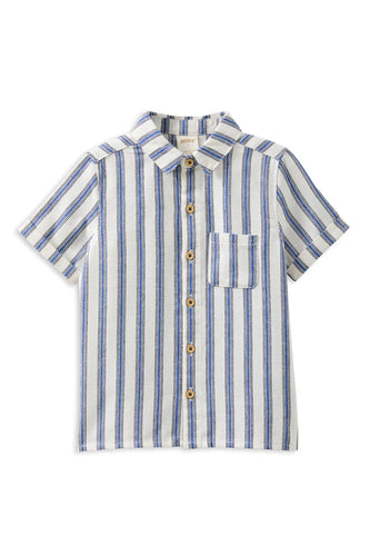 Milky Stripe Linen Shirt