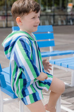 Load image into Gallery viewer, Stripe Terry Towelling Cover Up