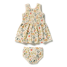 Load image into Gallery viewer, wilson + frenchy Organic Dress Set | Summer Garden