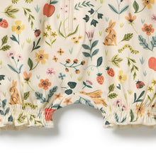 Load image into Gallery viewer, wilson + frenchy Organic Ruffle Zipsuit | Summer Garden