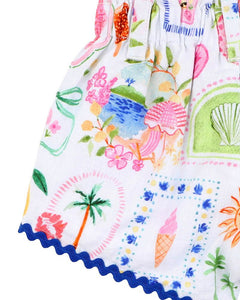 fox & finch Summer Vacay Ric Rac Shorts