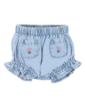 Load image into Gallery viewer, fox &amp; finch Sundae Denim Embroidered Bloomers