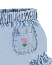 Load image into Gallery viewer, fox &amp; finch Sundae Denim Embroidered Bloomers