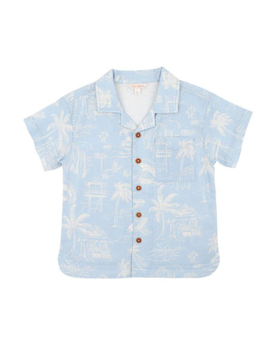 fox & finch Surfs Up Linework Shirt