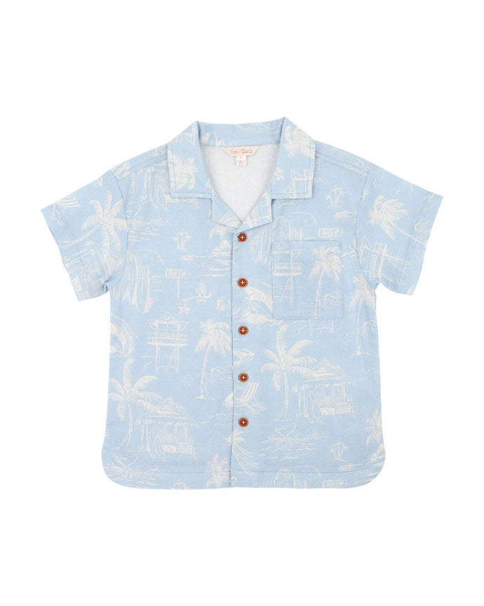 fox & finch Surfs Up Linework Shirt