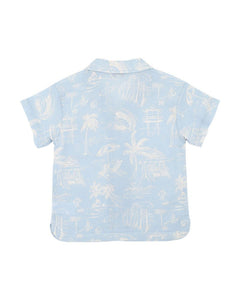 fox & finch Surfs Up Linework Shirt