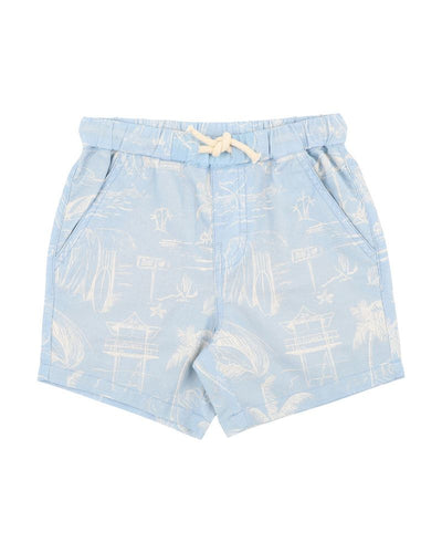 fox & finch Surfs Up Linework Shorts