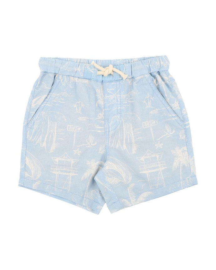 fox & finch Surfs Up Linework Shorts