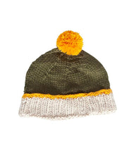 Load image into Gallery viewer, Teddy Beanie | Khaki + Gold