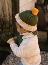 Load image into Gallery viewer, Teddy Beanie | Khaki + Gold