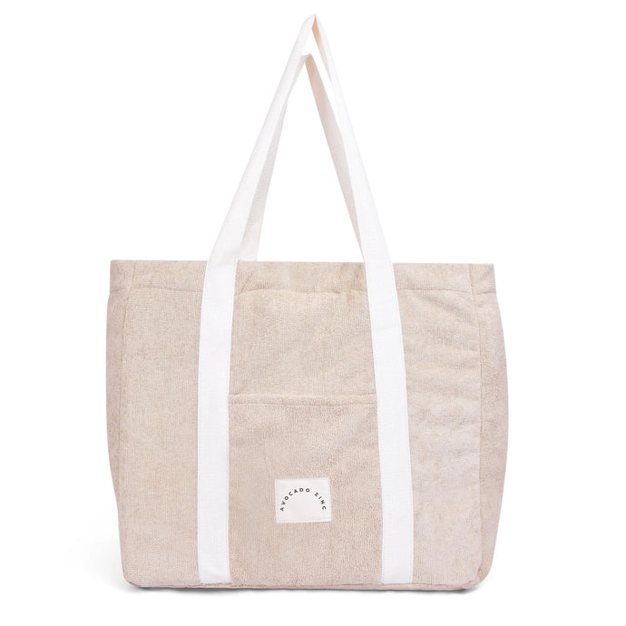 Avocado Zinc Terry Towelling Tote