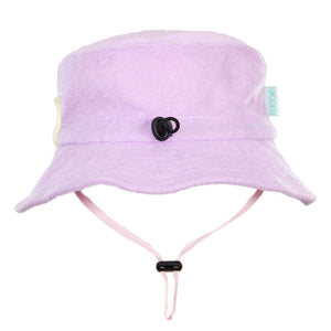 Acorn Terry Towelling Bucket Hat | Lavender