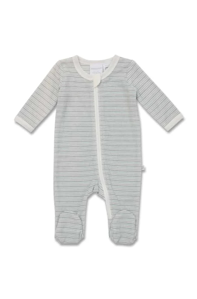 Marquise Terry Towel Newborn Zipsuit