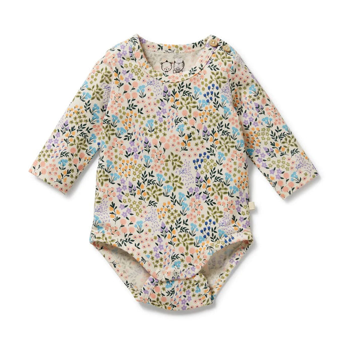 wilson + frenchy Organic Bodysuit - Tiny Bloom