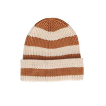 Load image into Gallery viewer, Tokyo Merino Beanie | Caramel Stripe