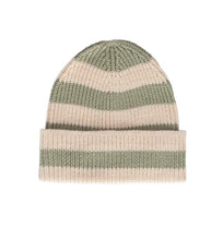 Load image into Gallery viewer, Tokyo Merino Beanie | Sage Stripe