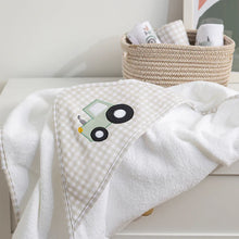 Load image into Gallery viewer, Hooded Towel | Tractor Ride