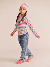 Load image into Gallery viewer, HUX Tutti Frutti Stripe Rib Skivvy