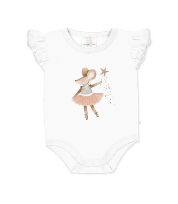 confetti kidz Print Bodysuit - Tutu Cute