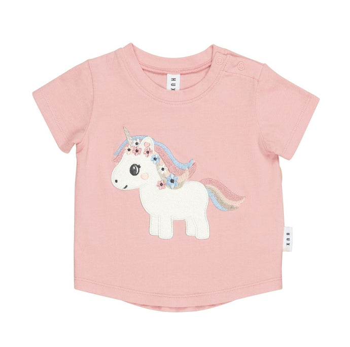 Huxbaby Unicorn Dusty Rose T-Shirt