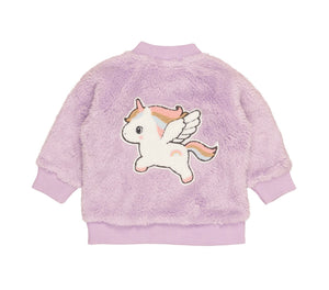 Huxbaby Magical Unicorn Fur Jacket