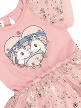 Load image into Gallery viewer, Huxbaby Unicorn Heart Ballet Onesie