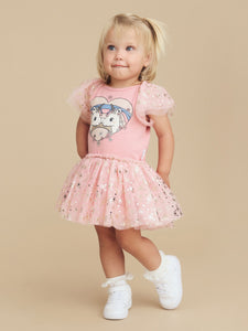 Huxbaby Unicorn Heart Ballet Dress