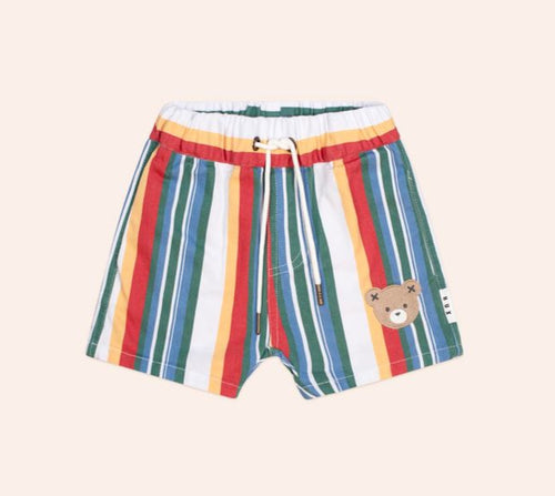 HUXBABY Vintage Stripe Shorts