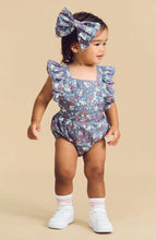 Load image into Gallery viewer, HUXBABY Vintage Strawberry Frill Playsuit