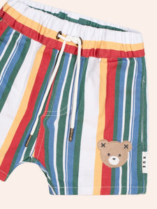 HUXBABY Vintage Stripe Shorts