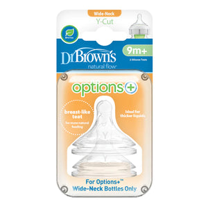 Dr. Brown’s™ Options+™ Anti Colic Wide-Neck Teats - assorted sizes